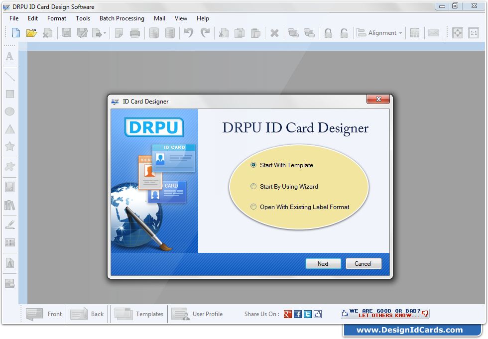 DRPU ID card maker Software