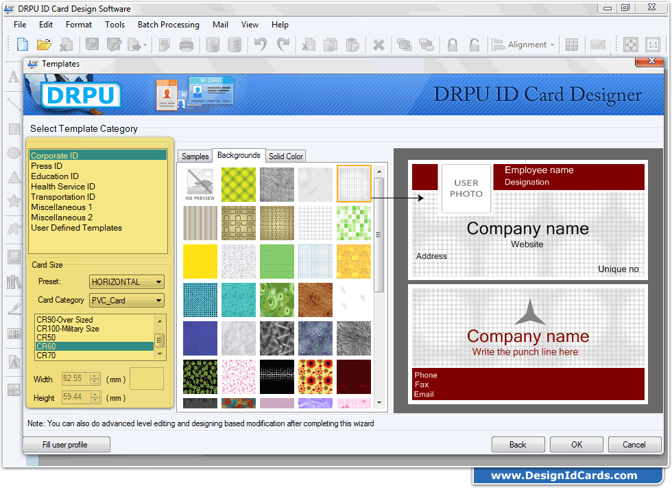Design ID Cards Software