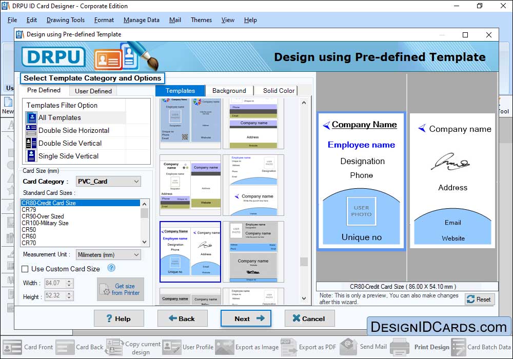 ID Card - Corporate Edition Select Module