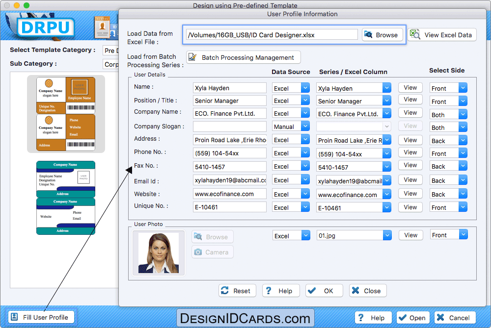 User Profile Information User Profile Information
